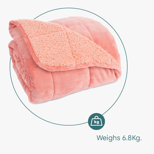Weighted Double Blanket - Pink