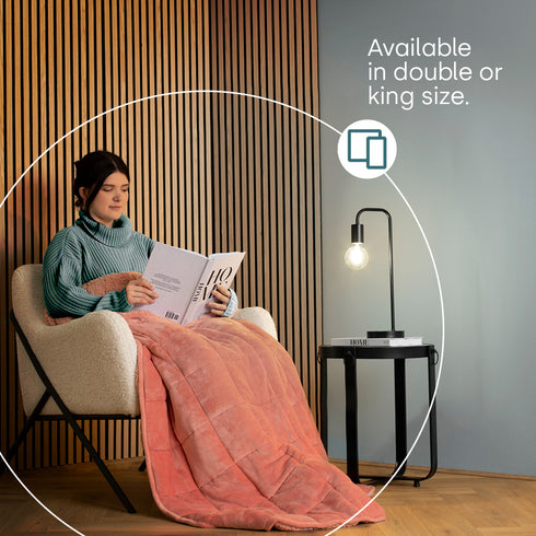 Weighted Double Blanket - Pink