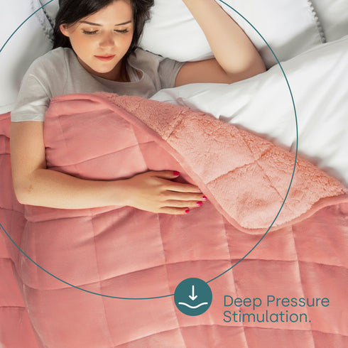 Weighted King Blanket - Pink