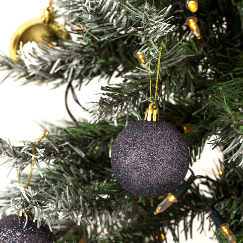 30 Christmas Baubles - Gold & Silver