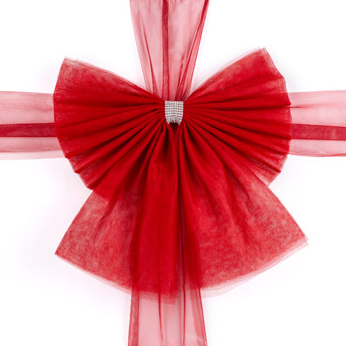 Large Christmas Door Bow - Red