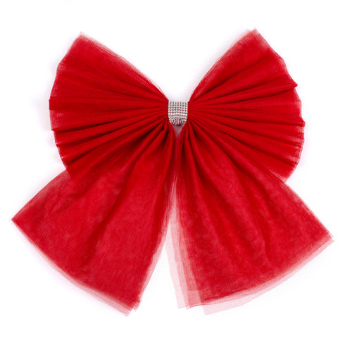 Large Christmas Door Bow - Red