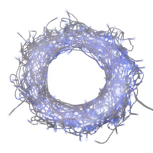 360 LED Icicle Lights - Blue and White