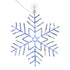 43cm Snowflake Window Light - Blue
