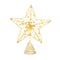 Light Up Star Tree Topper - Gold