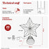 Light Up Star Tree Topper - Silver