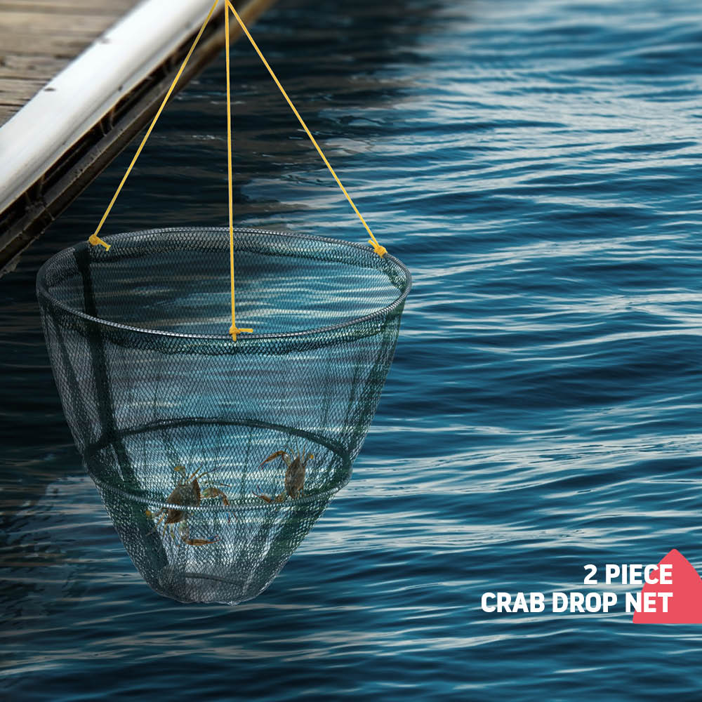 Set of 2 Crab Drop Nets – Livivo