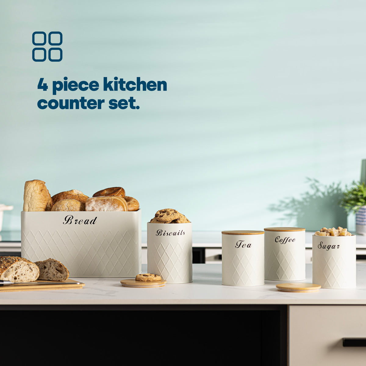 Livivo | Kitchen | 5 Piece Kitchen Storage Set