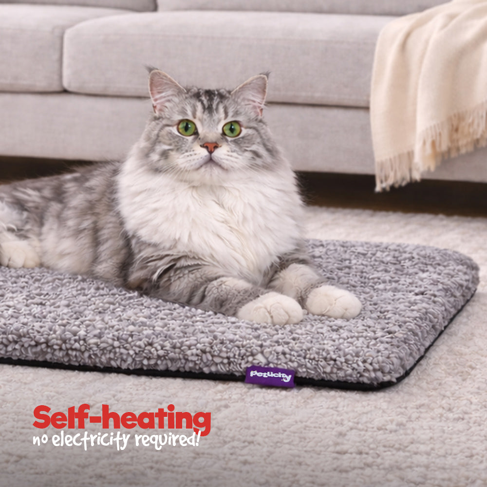 Petlicity | Petlicity Self Heating Pet Bed 60x45cm - No Electricity ...