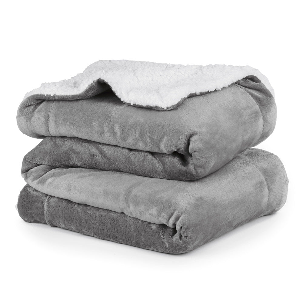 Sherpa Plush Throw Blanket 66 X 90, BalooWorld